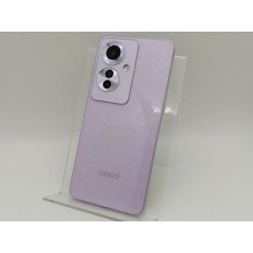 【中古】Oppo 国内版 【SIMフリー】 OPPO Reno11 A コーラルパープル 8GB 128GB CPH2603【なんば】保証期間1ヶ月【ランクB】