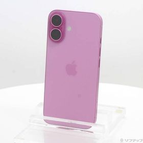 〔中古〕Apple(アップル) iPhone16 512GB ピンク MYE43J／A SIMフリー〔349-ud〕