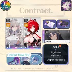 Chaos Zero Nightmare [Lv10] GLOBAL| Arabella + Sign Licinia (Partner Arabella) + Sereniel |SelectiveRescueUntouch |Starter account