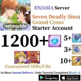 七つの大罪 光と闇の交戦: グラクロ 🌸ASIA🌸 [INSTANT] 700-1200+ GEMS🌸