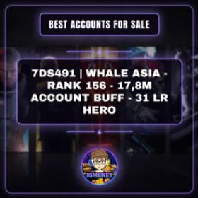 七つの大罪 光と闇の交戦: グラクロ 7DS491 | WHALE ASIA - RANK 156 - 17,8M ACCOUNT BUFF - 31 LR HERO…