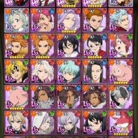 七つの大罪 光と闇の交戦: グラクロ Global Starter | Shalltear + Ber + ODK + 2LR | 112 SSR/UR | 60+ Tix | 3,455+ Gems | No Bindings | Instant
