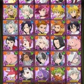 七つの大罪 光と闇の交戦: グラクロ 🛡️🌐⚡🗡️STARTER ACCOUNT 🗡️🌐⚡Tristan, L&M, Lans, Dmael, Odin + 2LR⚡87 Ur/SSR, 44ssr tix 2710+💎🐉 Full Access🔥