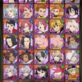 七つの大罪 光と闇の交戦: グラクロ 🌐⚡🗡️ULTIMATE STARTER ACCOUNT 🗡️🌐⚡Nemesis Mel, Cha+Demi, Rudo, 2Lr, 108 Ur/SSR 3500+💎60+SSR TIx!⚡ Full Access🔥