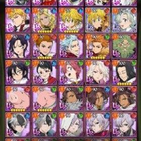 七つの大罪 光と闇の交戦: グラクロ 🛡️Global starter ⚔️M&E, Tris, K&D, Salos, Dmael, ENZ +2LR/97Ur/SSR/2675+💎/37SSR tix🐉 Full Access🔥