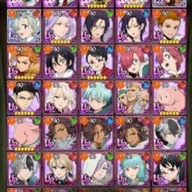 七つの大罪 光と闇の交戦: グラクロ 🛡️(PC.iOS.Android) 🌐 ⚡Tristan, 2Lr + Ur Crystal, IF chest⚔️/92Ur/SSR /44ssr tix 2580+💎🐉 Full Access🔥