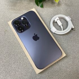 バッテリー 85% iPhone 14Pro 128GB ディープパープル 国内版 SIMフリー送料無料