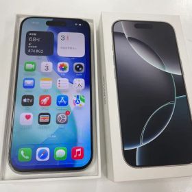 新品同様 iPhone 16Pro 256GB ホワイト バッテリー93% 本体