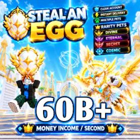 ロブロックス 💰60B/s | STEAL AN EGG ACCOUNT 13+ (CLEAN) ⚡️ INSTANT DELIVERY
