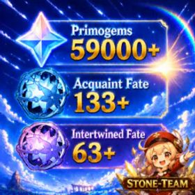 原神 🔥【EU】👑Top Gems💎61K+Primogems💥133+Acquaint Fate💥63+Intertwined Fate🎁Wish Reroll