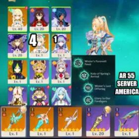 原神 NA AR55| Vesna C4 + Beyond the Chrysalis + Mizuki C1 + Tighnari| UNSET BIRTHDAY
