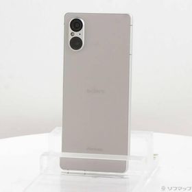 〔中古〕SONY(ソニー) Xperia 5 V 128GB プラチナシルバー SO-53D docomo SIMフリー〔269-ud〕