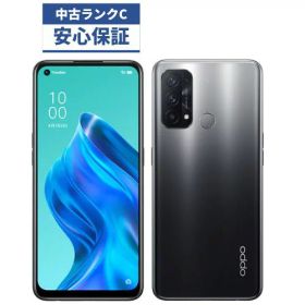 【中古】【可】 OPPO Reno5 A CPH2199 ブラック SIMフリー SIMFREE