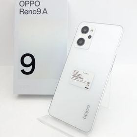 【SIMフリー】OPPO Reno 9A A301OP ムーンホワイト ワイモバイル版