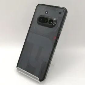 【中古】NOTHING 楽天モバイル 【SIMフリー】 Nothing Phone (3a) ブラック 12GB 256GB【三宮センター】保証期間１ヶ月【ランクC】