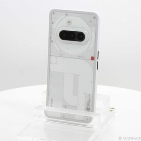 (中古)Nothing Phone (3a) 128GB ホワイト A10400155 SIMフリー(295-ud)