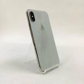 【最速発送】 iPhone XS 256GB シルバー au 白ロム【難有】 84%