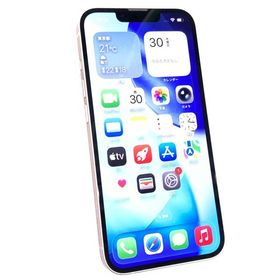 中古 Apple iPhone13 128GB ピンク MLNE3J／A SIMフリー ※赤ロム保証あります