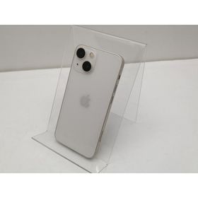 【中古】Apple SoftBank 【SIMフリー】 iPhone 13 mini 128GB スターライト MLJE3J/A【仙台イービーンズ】保証期間１ヶ月【ランクB】