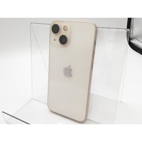 【中古】Apple SoftBank 【SIMフリー】 iPhone 13 mini 128GB スターライト MLJE3J/A【錦糸町北口】保証期間１ヶ月【ランクB】