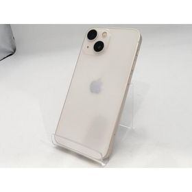 【中古】Apple docomo 【SIMフリー】 iPhone 13 mini 128GB スターライト MLJE3J/A【宇田川】保証期間１ヶ月【ランクB】