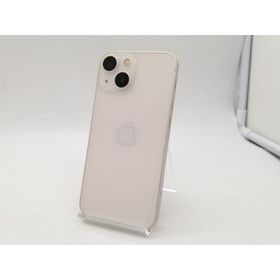 【中古】Apple au 【SIMフリー】 iPhone 13 mini 128GB スターライト MLJE3J/A【札幌南2条】保証期間１ヶ月【ランクA】