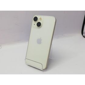 【中古】Apple 国内版 【SIMフリー】 iPhone 13 mini 128GB スターライト MLJE3J/A【立川フロム中武】保証期間１ヶ月【ランクB】