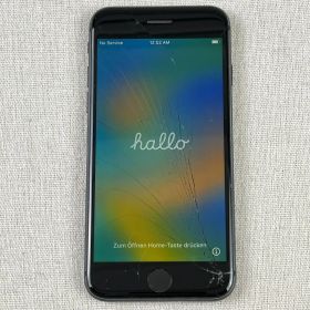 ◆ジャンク品・本体のみ◆【SIMロック解除済】Apple iPhone 8（A1906）64GB スペースグレー★割れあり/sp-junk-261957（519376）
