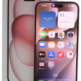 【Apple】アップル『iPhone15Plus/6.7inch/256GB/SIMフリー/ピンク』MU0H3J/A 2023年9月発売 スマートフォン 1週間保証【中古】