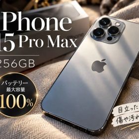 iPhone15 Pro Max 256GB 美品 バッテリー100%
