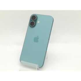 【中古】Apple au 【SIMフリー】 iPhone 16 256GB ティール MYE13J/A【静岡】保証期間１ヶ月【ランクB】