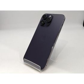 【中古】Apple au 【SIMフリー】 iPhone 14 Pro Max 512GB ディープパープル MQ9J3J/A【浜松駅前】保証期間１ヶ月【ランクC】