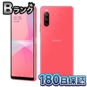 【整備済み品】 SONY Xperia 10 III ピンク 128GB SIMフリー 5G スマートフォン エクスペリア 180日保証