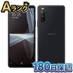 【整備済み品】 SONY ソニー Xperia 10 III ブラック SIMフリー 128GB 5G スマホ スマートフォン エクスペリア 180日