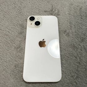 Apple iPhone 14本体 ホワイト（iFaceケース付)
