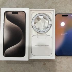 iPhone 15pro 256GB ナチュラルチタニウム SIMフリー