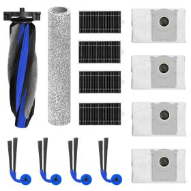 ECOVACS エコバックス T90 消耗品 DEEBOT T90 OMNI ／ T90 PRO OMNI 対応 ロボット掃除機 T90用 互換品 フィルター 4枚 紙パック 4枚 サイドブラシ 4枚 メインブラシ 1本 ローラーブラシ 1本 0