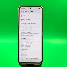 ★美品・訳あり Galaxy Z Flip 6 256GB ミント 最大容量良好
