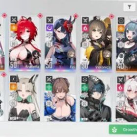 Chaos Zero Nightmare ⭐ 50 LVL 🦸 ARABELLA,LICINIA,OLGA 🎭 SIGNATURE WEAPON