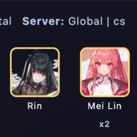 Chaos Zero Nightmare CZN1021 – Global Starter Account | E1 Mei Lin, Rin, Haru & Luke Ready