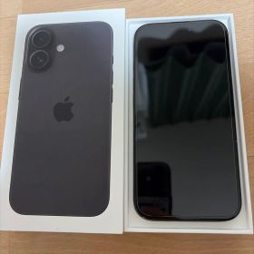 iPhone 16ブラック 128GB SIMフリー 箱付き バッテリー87%