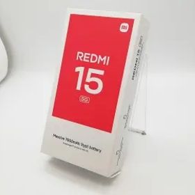 Xiaomi SoftBank 【SIMフリー】 REDMI 15 5G ミッドナイトブラック 4GB 128GB