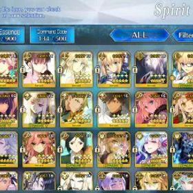 フェイトグランドオーダー ⭐ [NA] 47 SSRs/51 WNP | 💥 Full Support + Kazuradrop + Aesc + Dubai BB + Morgan + Arcueid