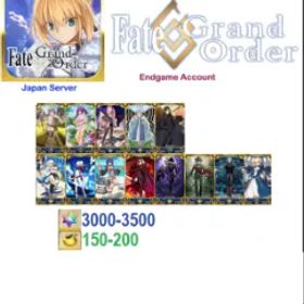 フェイトグランドオーダー [JAPAN SERVER] FGO Endgame Reroll Account v11