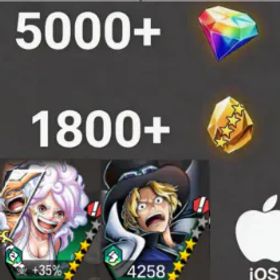 ワンピースバウンティラッシュ Bonney+Sabo💎5000+✨1800+