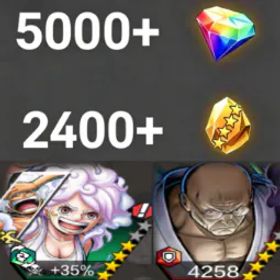ワンピースバウンティラッシュ Bonney+Nusjuro💎5000+✨2400+