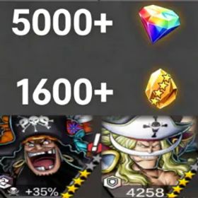 ワンピースバウンティラッシュ Teach+Newgate💎5000+✨1600+