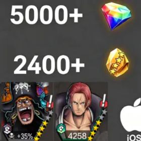 ワンピースバウンティラッシュ Teach+Shanks(Green)💎5000+✨2400+