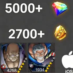 ワンピースバウンティラッシュ Nusjuro+Garp💎5000+✨2700+