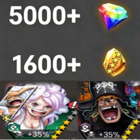 ワンピースバウンティラッシュ Bonney+Teach💎5000+✨1600+